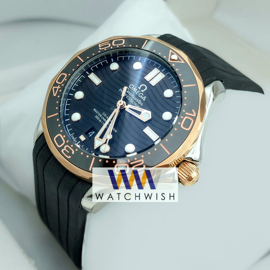 New Collection Two Tonw With Black Dial Automatic Brand Watch