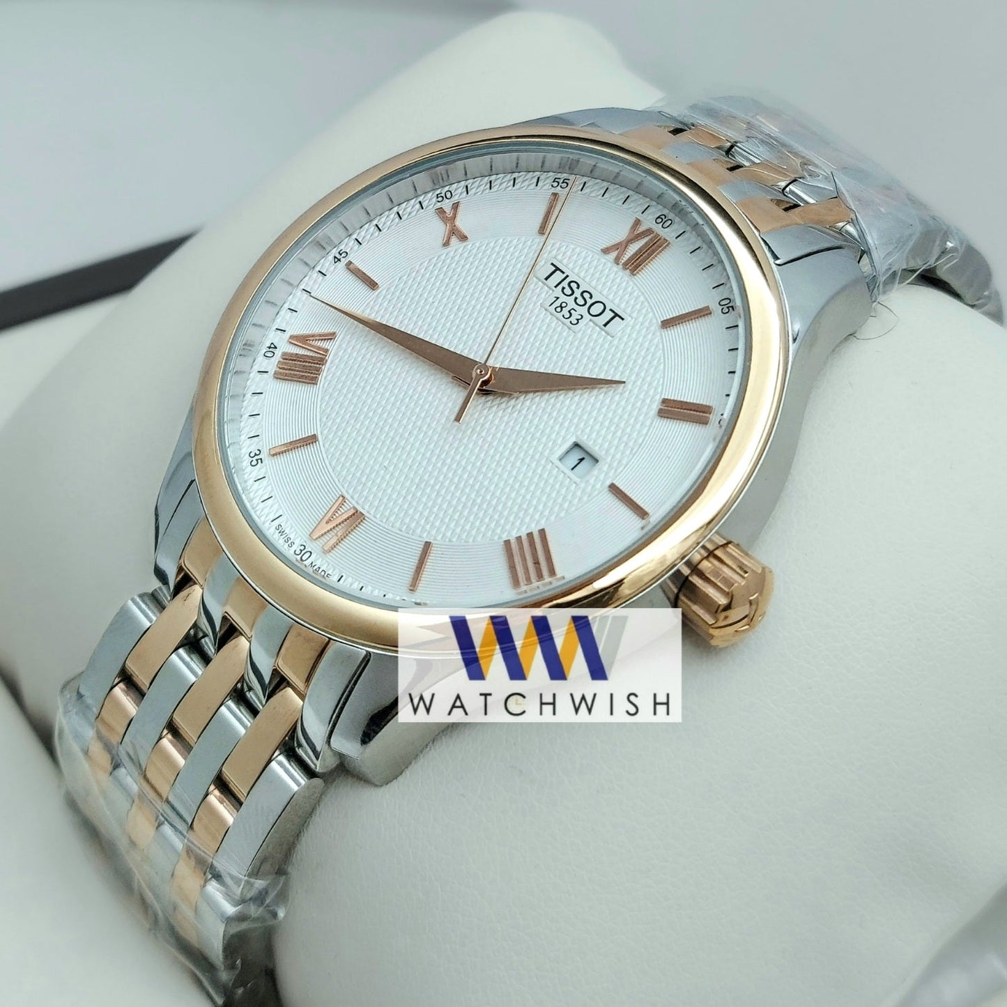 New Collection Silver With White Dial Branded Watch For Men