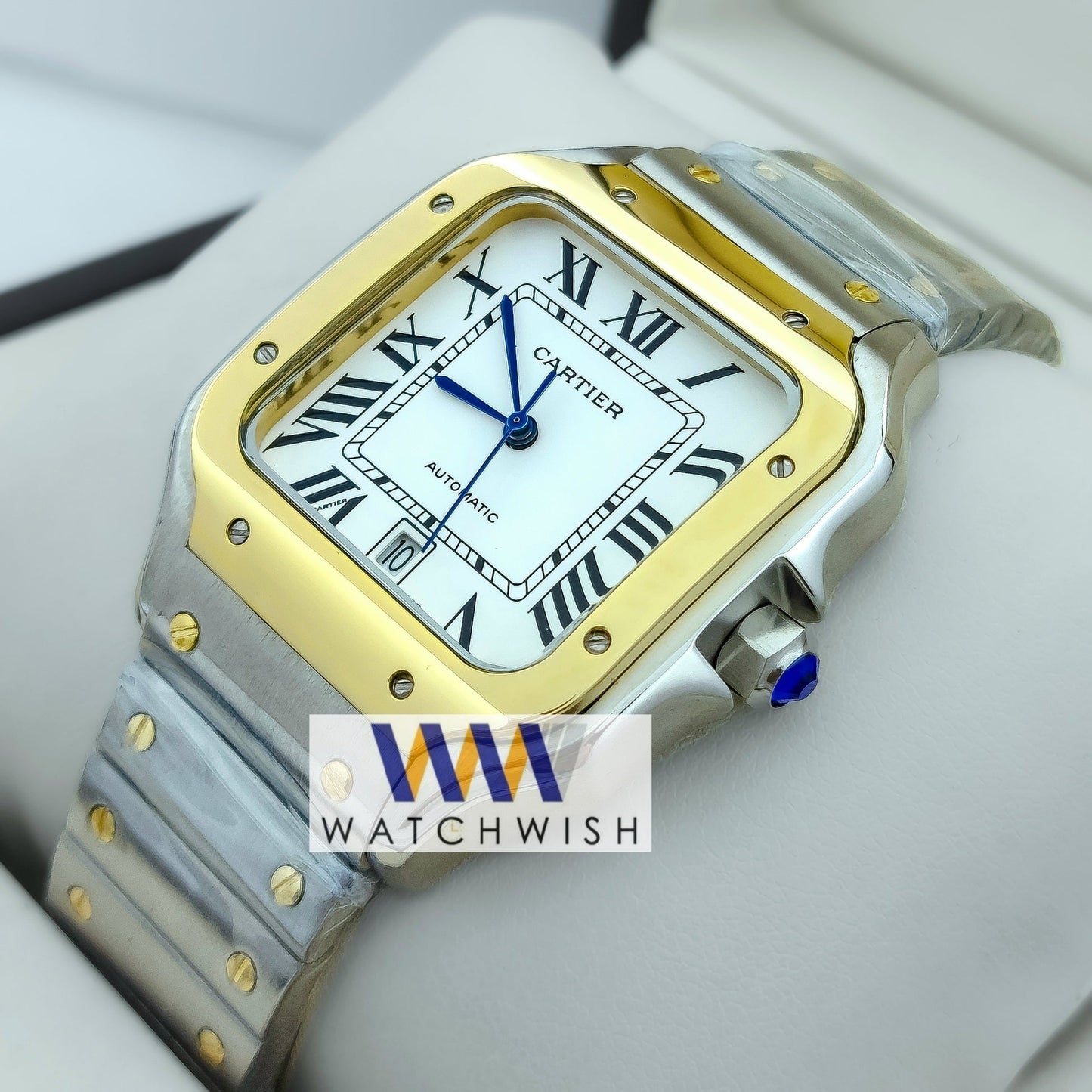New Collection Two Tone With White Dial Automatic Watch For Men