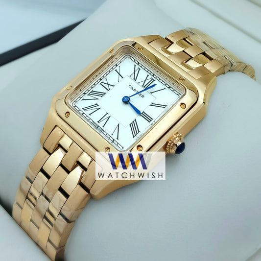 New Collection Rose Gold With White Dial Watch For Men