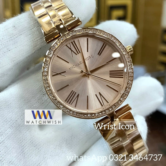Ladies Brand Collection Rose Gold Watch