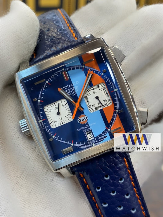 New Collection Silver With Blue Dial Chronograph Watch